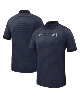 Мужская рубашка-поло Nike Team USA Victory Stripe Dri-FIT, темно-синяя