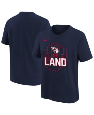Nike Big Boys and Girls Navy Cleveland Guardians Hometown Collection T-Shirt