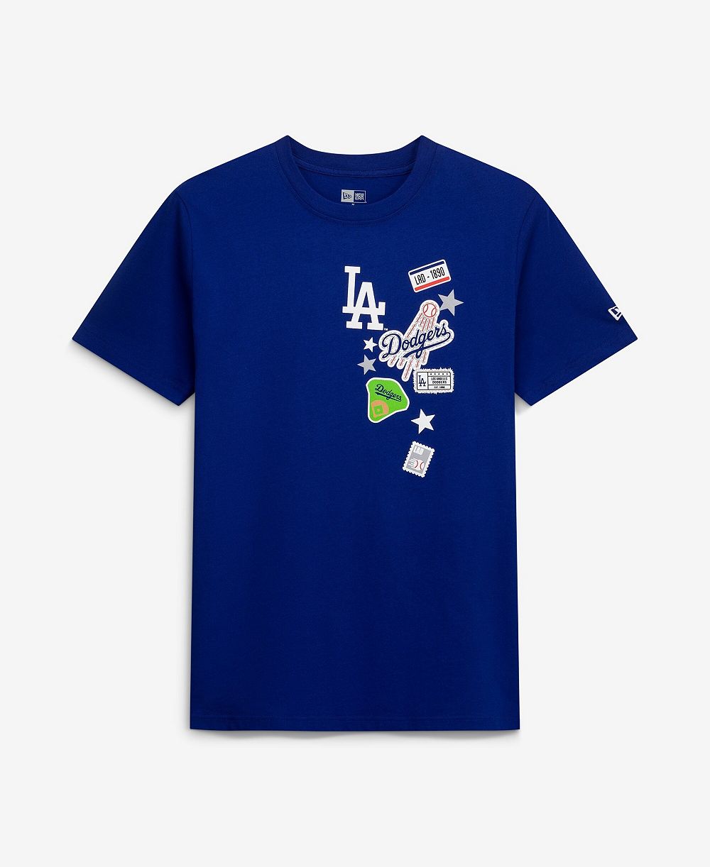 Мужская футболка New Era Royal Los Angeles Dodgers City Patch