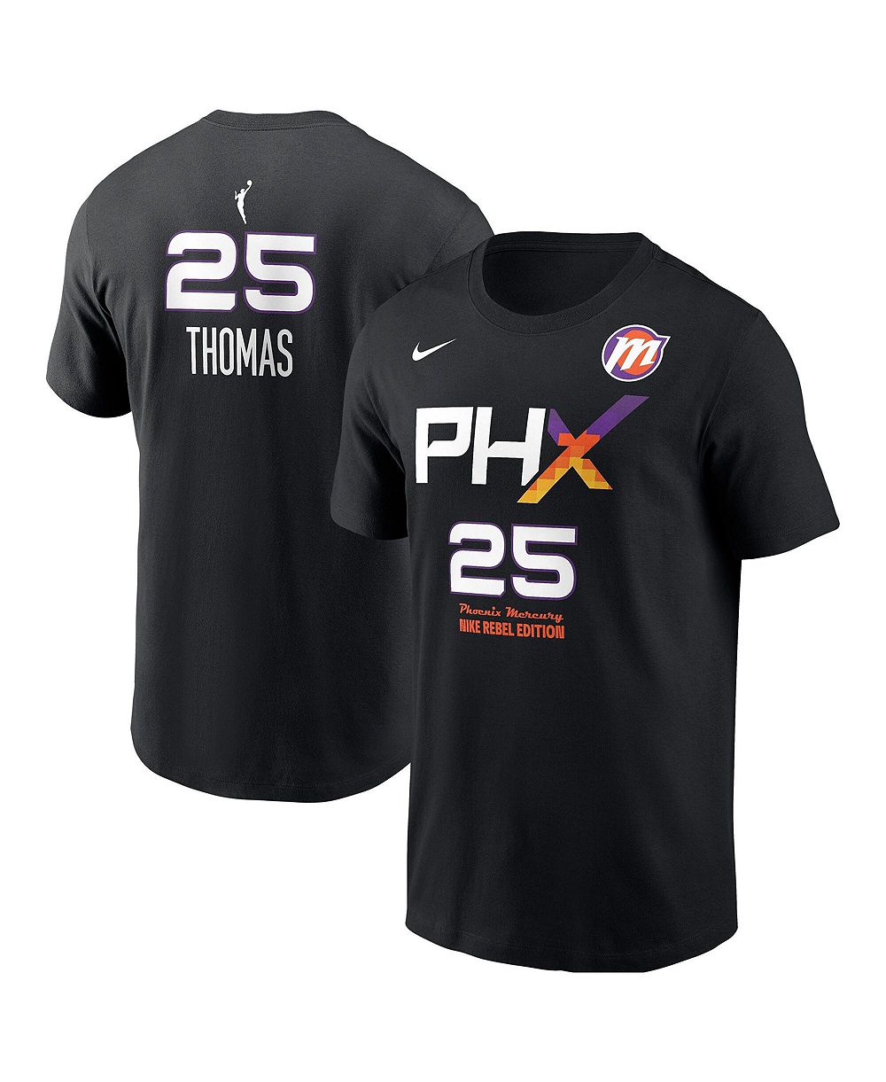 Мужская футболка Nike Alyssa Thomas Black Phoenix Mercury Name & Number Rebel Edition