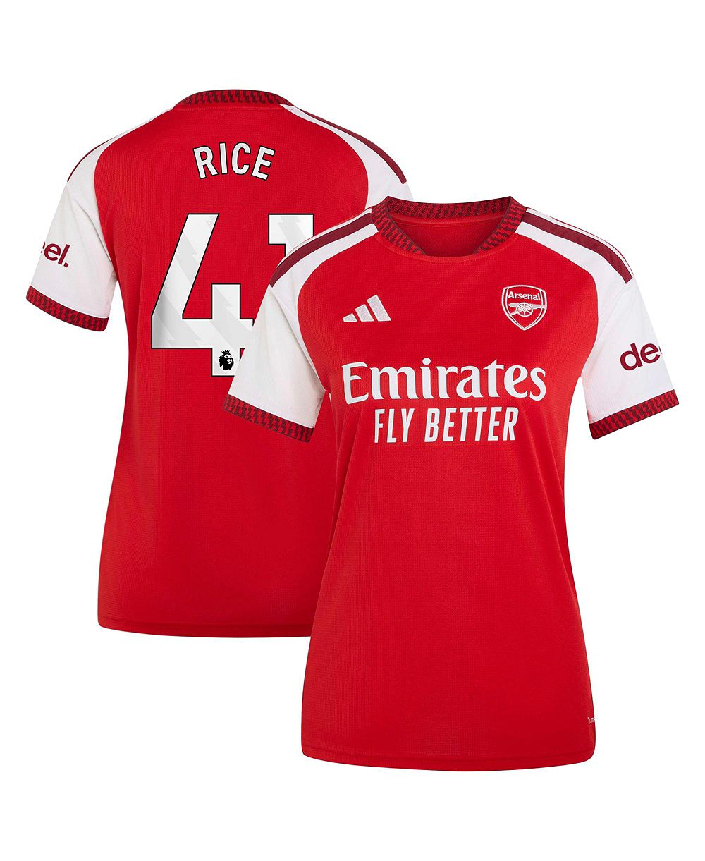 Женская джерси Adidas Declan Rice Red Arsenal 2026/27 Home Replica