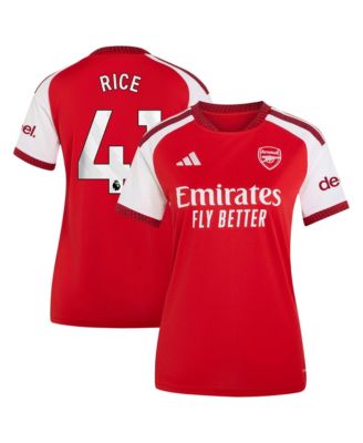 Женская джерси Adidas Declan Rice Red Arsenal 2026/27 Home Replica