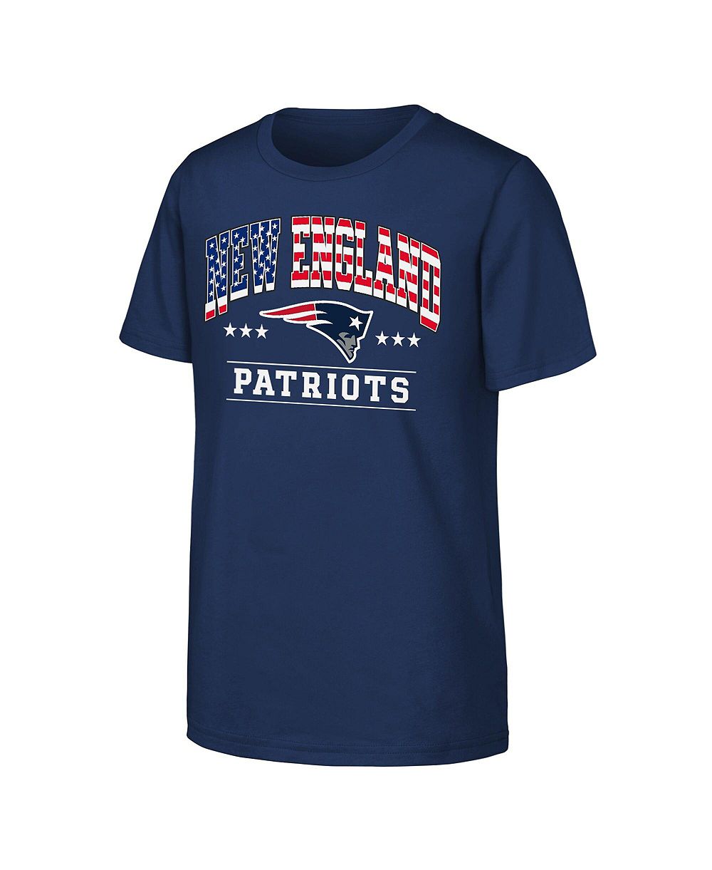 Детская футболка NFL Navy New England Patriots Americana Arch