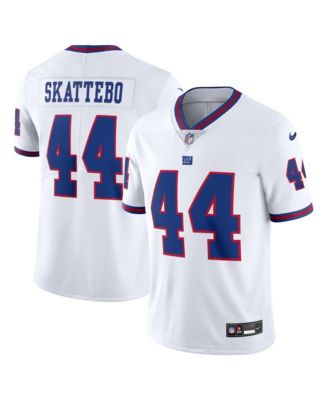Nike Men's Cam Skattebo White New York Giants Vintage White Vapor Untouchable Stitched Limited Jersey