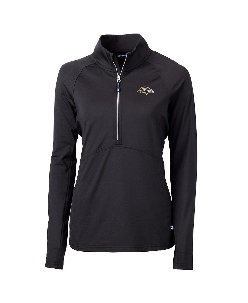 Женская куртка Cutter & Buck Baltimore Ravens Adapt Eco Knit Half-Zip
