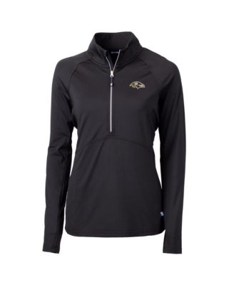 Женская куртка Cutter & Buck Baltimore Ravens Adapt Eco Knit Half-Zip