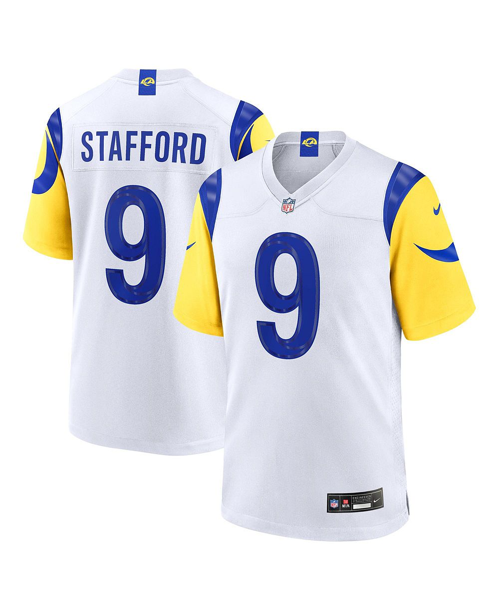 Мужская джерси Nike Matthew Stafford Los Angeles Rams White