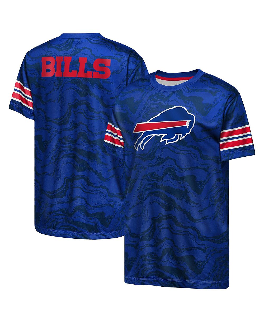 Детская футболка Outerstuff Royal Buffalo Bills Slant Route Performance