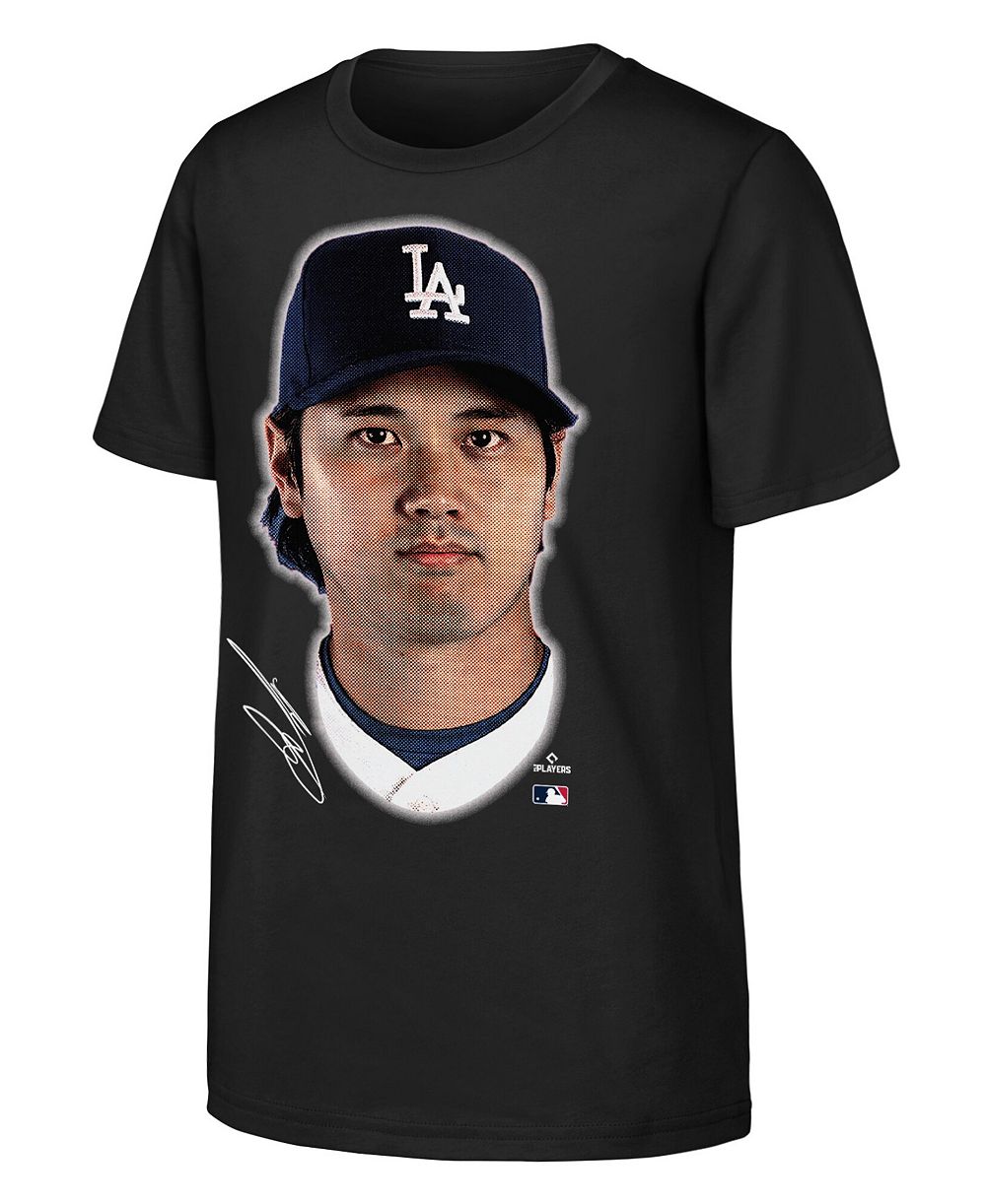 Футболка Outerstuff Shohei Ohtani Black Los Angeles Dodgers для мальчиков и девочек