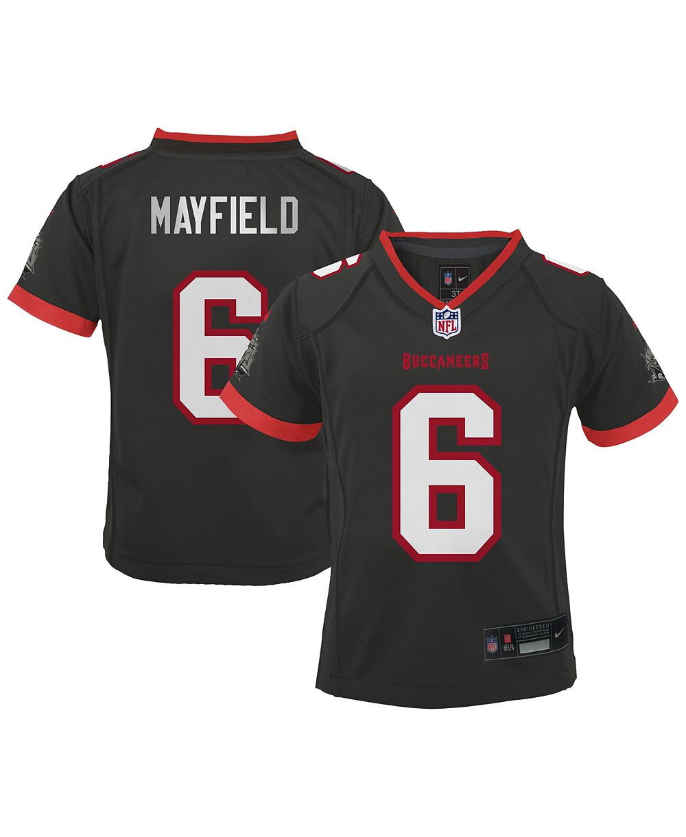 Детская джерси Nike Baker Mayfield Pewter Tampa Bay Buccaneers Alternate Game