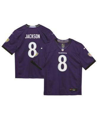 Nike Preschool Lamar Jackson Purple Baltimore Ravens Team Game Jersey