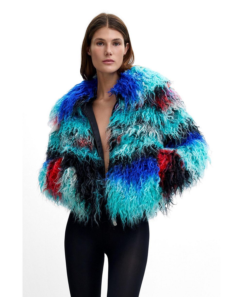 Женское пальто Desigual Long Hair Lacroix