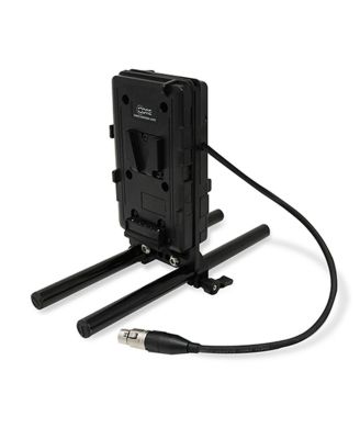 Core SWX Dual V-Mount Battery Plate w/15mm LWS Rod Clamp  4-Pin XLR Cable