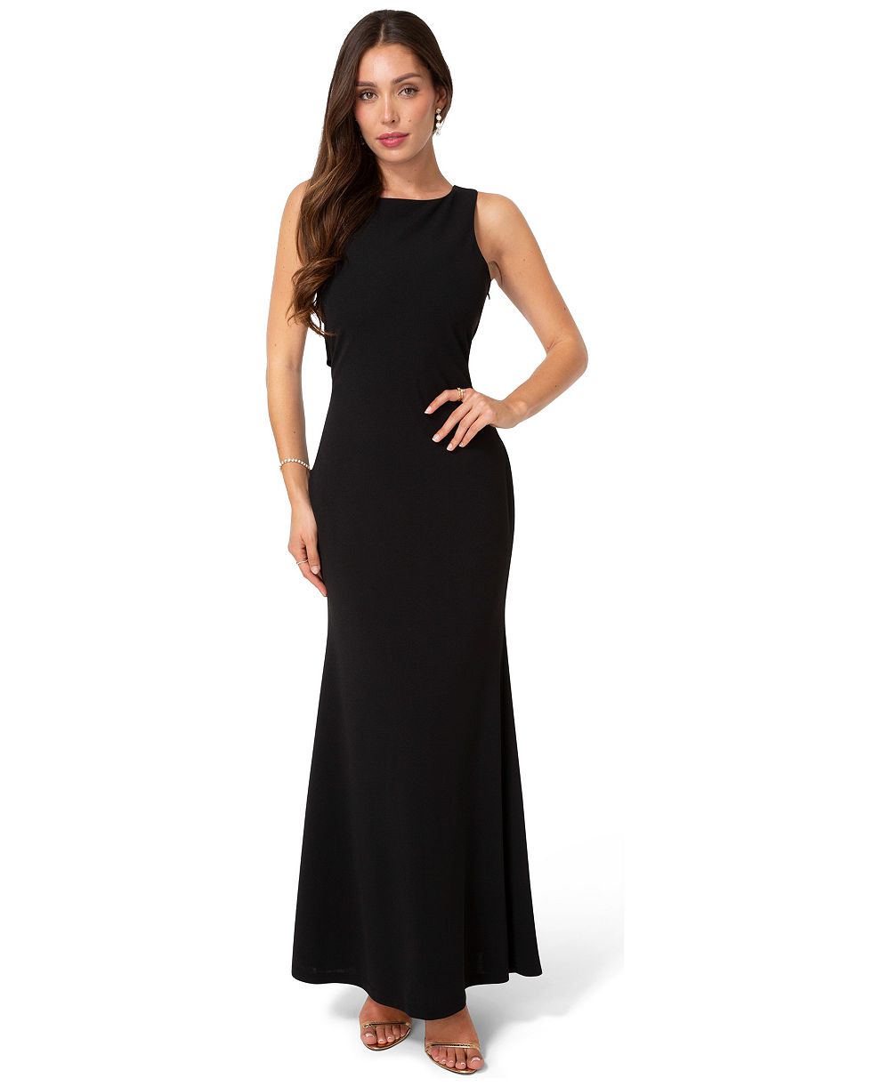Женское платье Bebe Twist Back Boatneck Gown