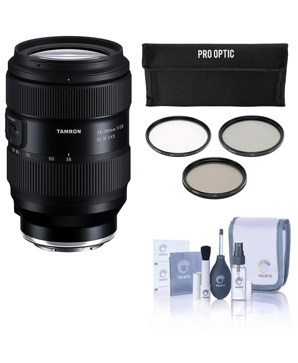 Tamron 35-100mm f/2.8 Di III VXD Lens for Nikon Z, Bundle with 67mm Filter Kit and Cleaning Kit