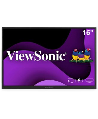 ViewSonic VG1656N 16" IPS WUXGA 60Hz Wireless Portable USB-C Computer Monitor