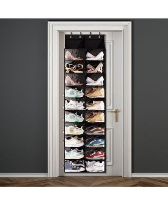 homfan Door Hanging Organizer – 10 Levels, 20 Deep Mesh Pockets – Dustproof, Space-Saving – for Closet and Kitchen Storage