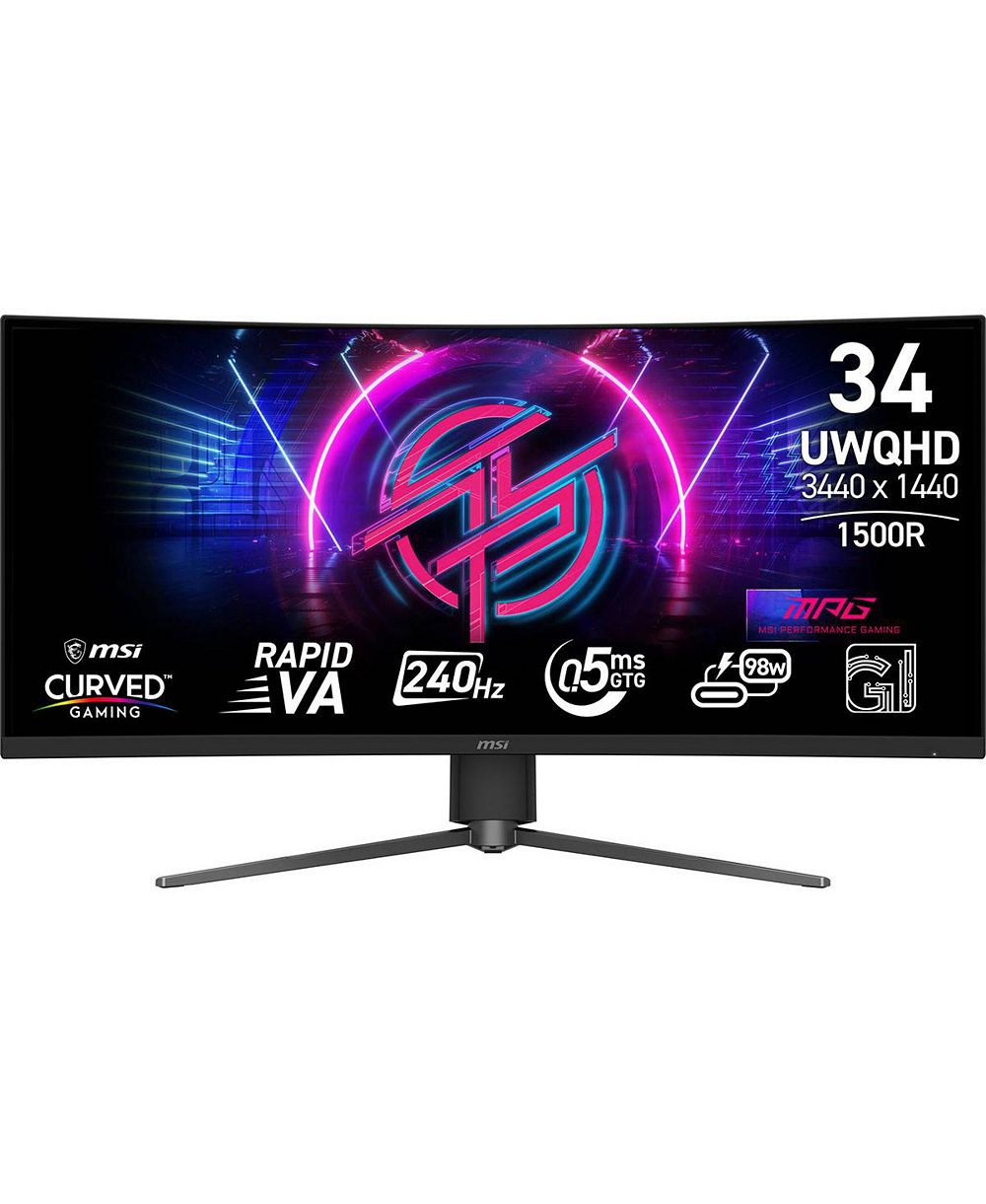 MSI MPG 346CQRF X24 34" VA UWQHD 240Hz Изогнутый компьютерный монитор