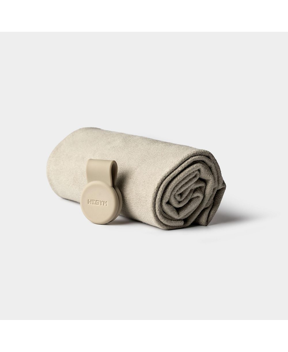WeGym Suede Performance Towel with Magnetic Clip