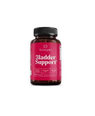 Sunergetic Bladder Support Supplement, Urinary Urgency and Frequency Control with Cranberry, Pumpkin Seed and Saw Palmetto, 60 Capsules
