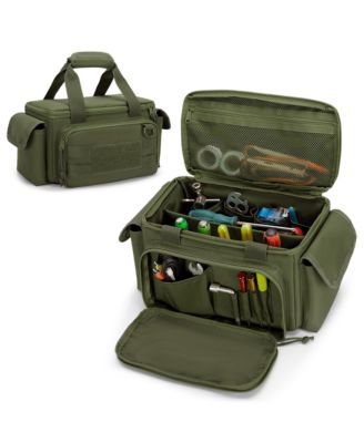 XDOVET Small Tool Bag Padded Bottom Multi-functional Work Tote Repairman Electrician Carpenter Handyman