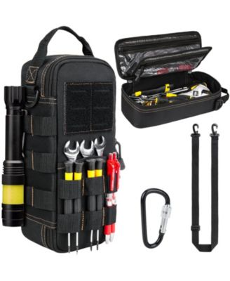 XDOVET Heavy Duty Tool Bag Carabiner Pouch Portable Utility Organizer Shoulder Electricians