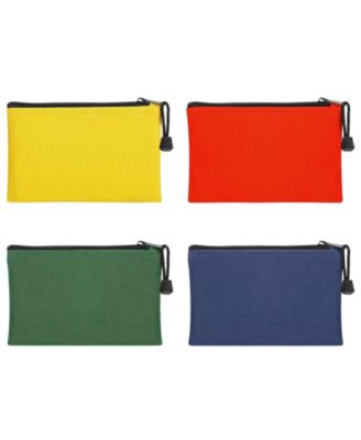 XDOVET Canvas Tool Pouches Heavy Duty Zipper Organizer Set