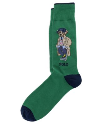 Мужские носки Polo Ralph Lauren Litchfield Bear с рифленым манжетом