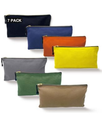 XDOVET Canvas Tool Bag Organizer Zipper Pouches