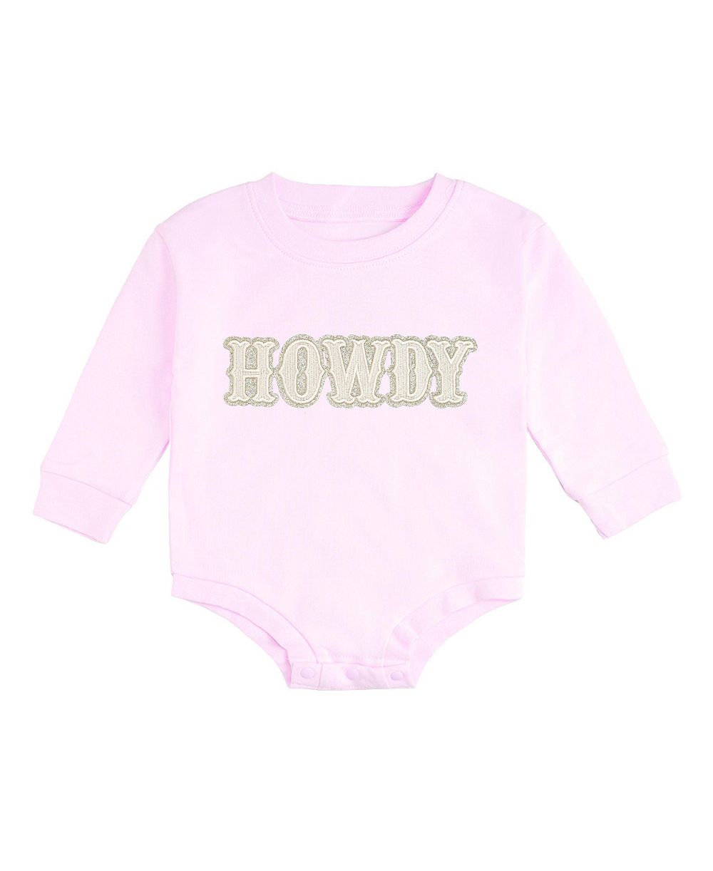 Детский ромпер Sweet Wink Baby Girls Howdy Patch Western Long Sleeve
