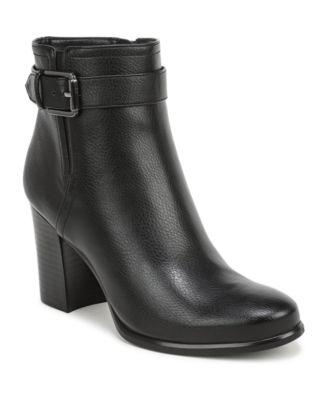 Naturalizer Women's Solana Block Heel Zipper Short Booties