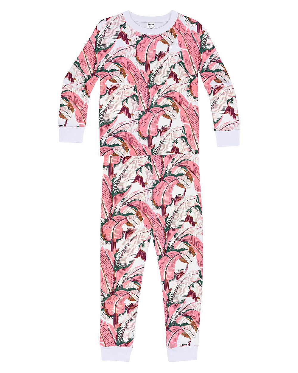 Sant and Abel Kids Cotton Jersey Two Piece Long Sleeve Pajama Set