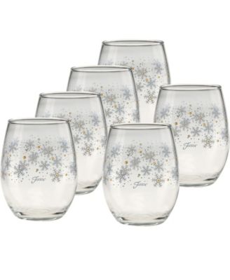 Набор бесцветных винных бокалов Fiesta Snowflakes, 6 шт.