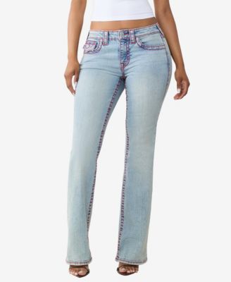 True Religion Женские джинсы Becca Low-Rise Light-Wash Bootcut
