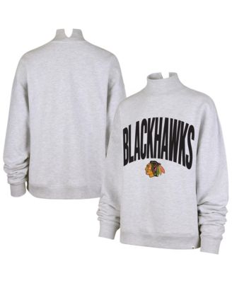 Женская толстовка '47 Brand Heather Gray Chicago Blackhawks Subtle Muse