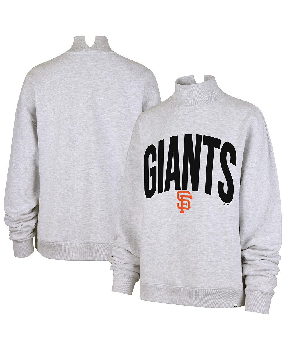 '47 Brand Женская серая толстовка San Francisco Giants Subtle Muse Mock Neck