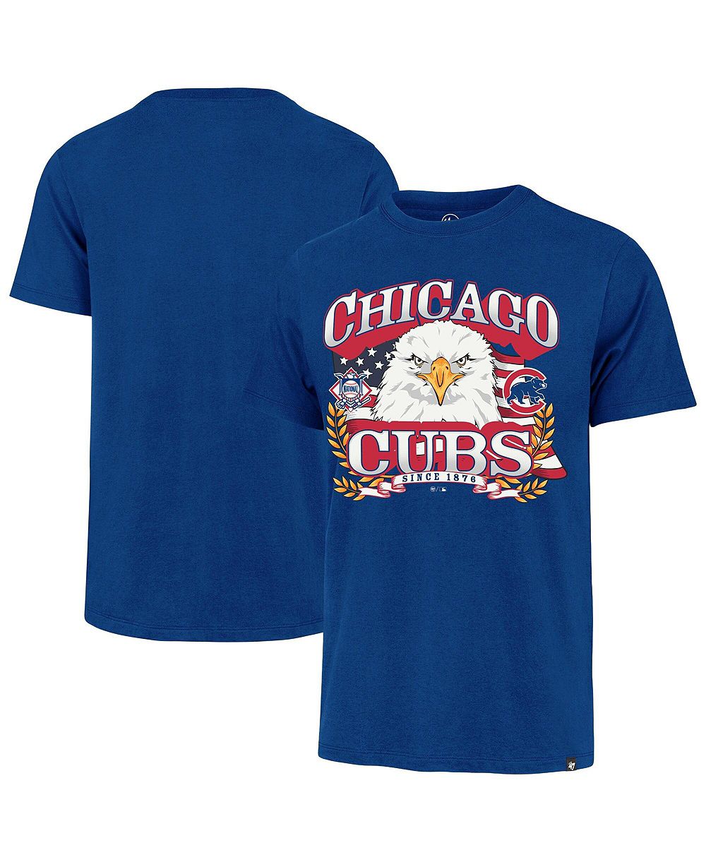 '47 Brand Men's Royal Chicago Cubs Americana Eagle T-Shirt