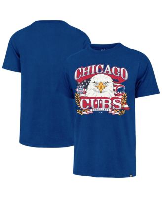 '47 Brand Men's Royal Chicago Cubs Americana Eagle T-Shirt
