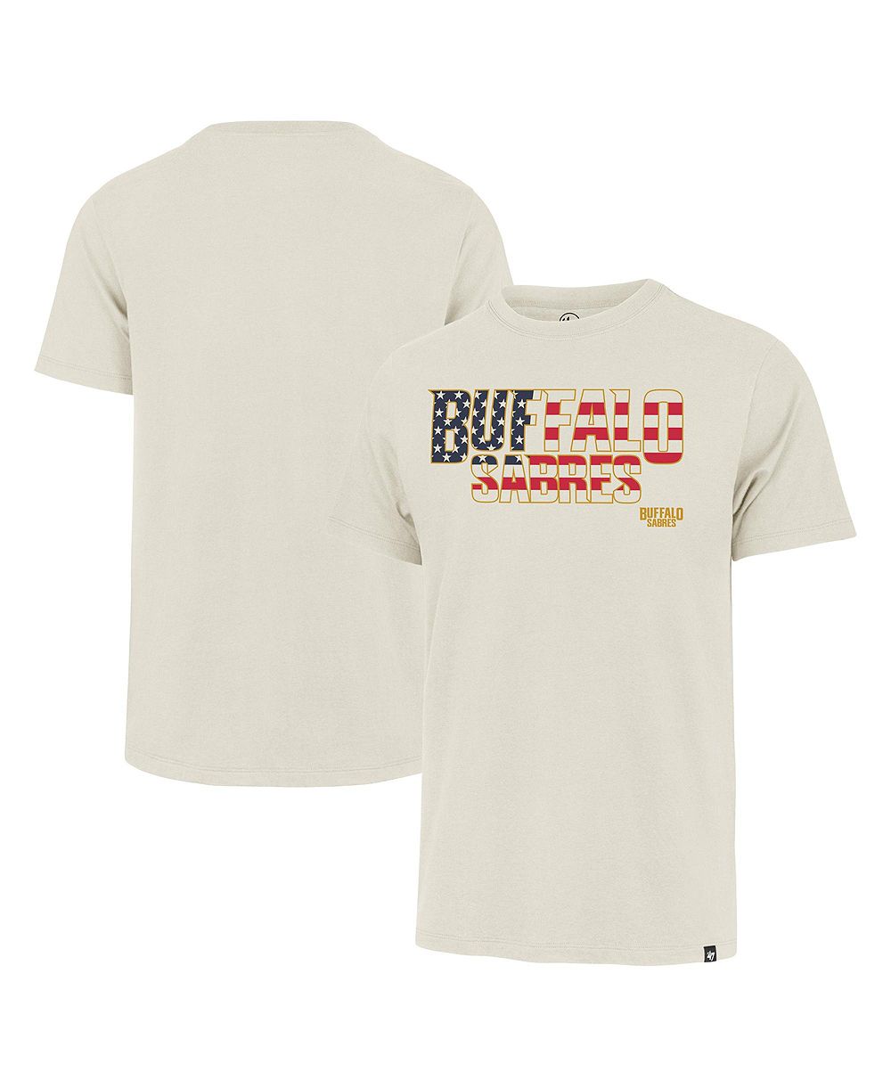 Мужская футболка '47 Brand Buffalo Sabres Americana Franklin Cream