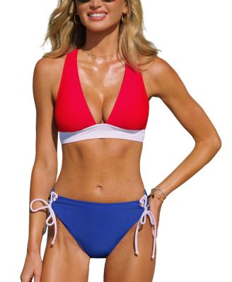 Женский комплект бикини Cupshe Wide Strap Tie Side