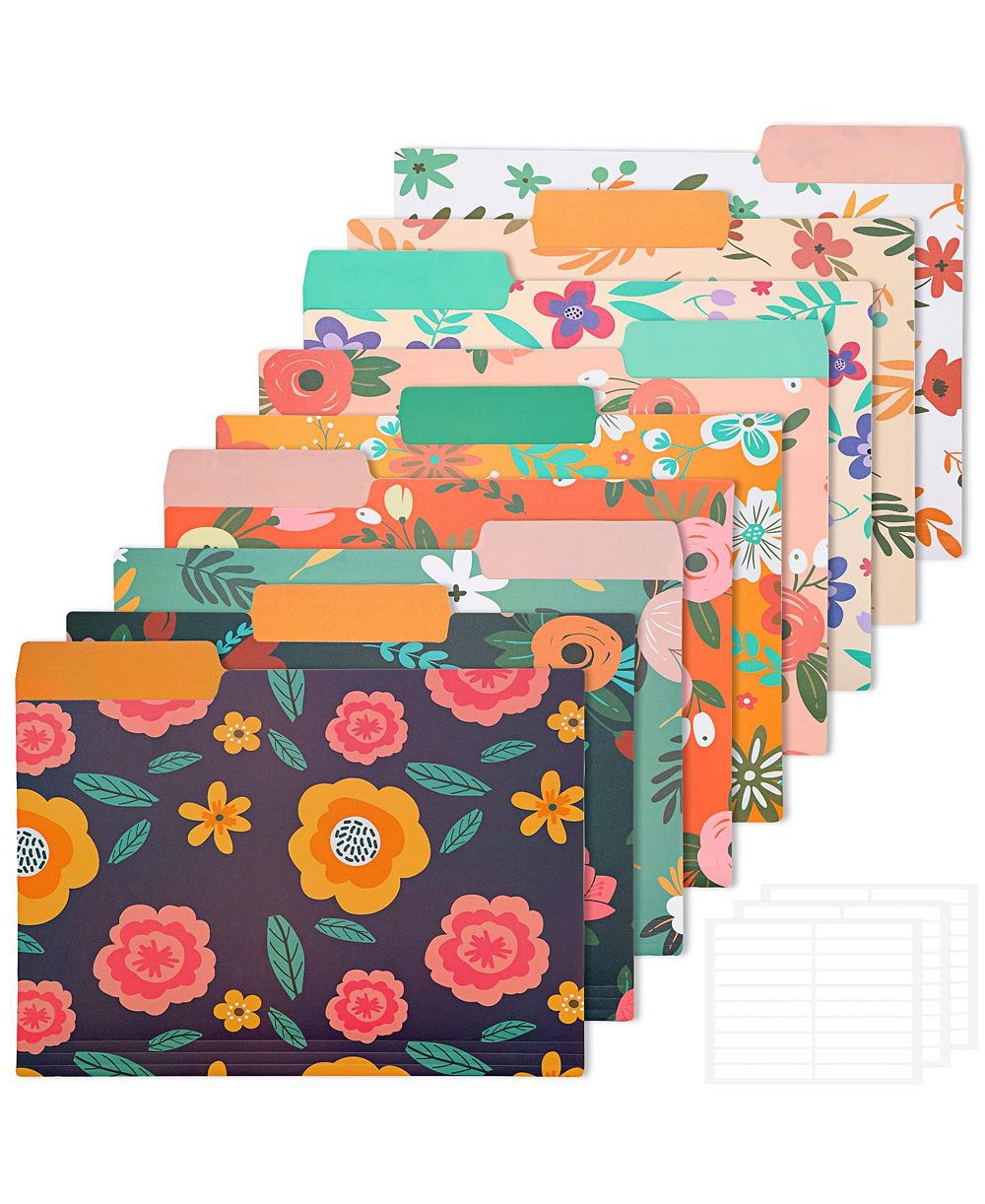 Папки для документов DANRONG Decorative Plastic File Folders