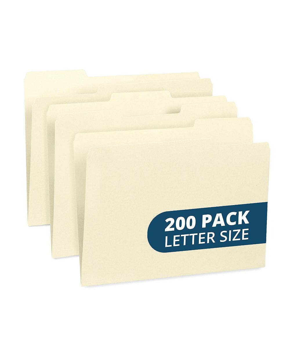 DANRONG папки для документов Letter Size, 200 шт., разноцветные, для офиса