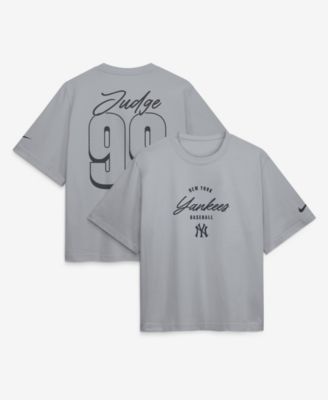 Женская футболка Nike New York Yankees Aaron Judge Boxy Short-Sleeve Name & Number