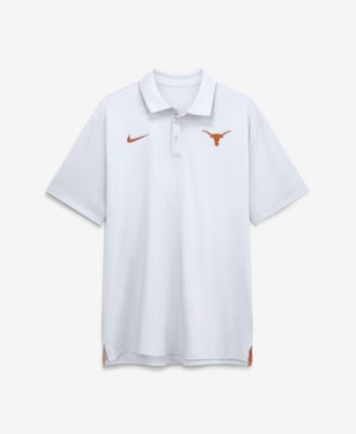 Мужская рубашка-поло Nike White Texas Longhorns 2026 Sideline Tour Dri-FIT
