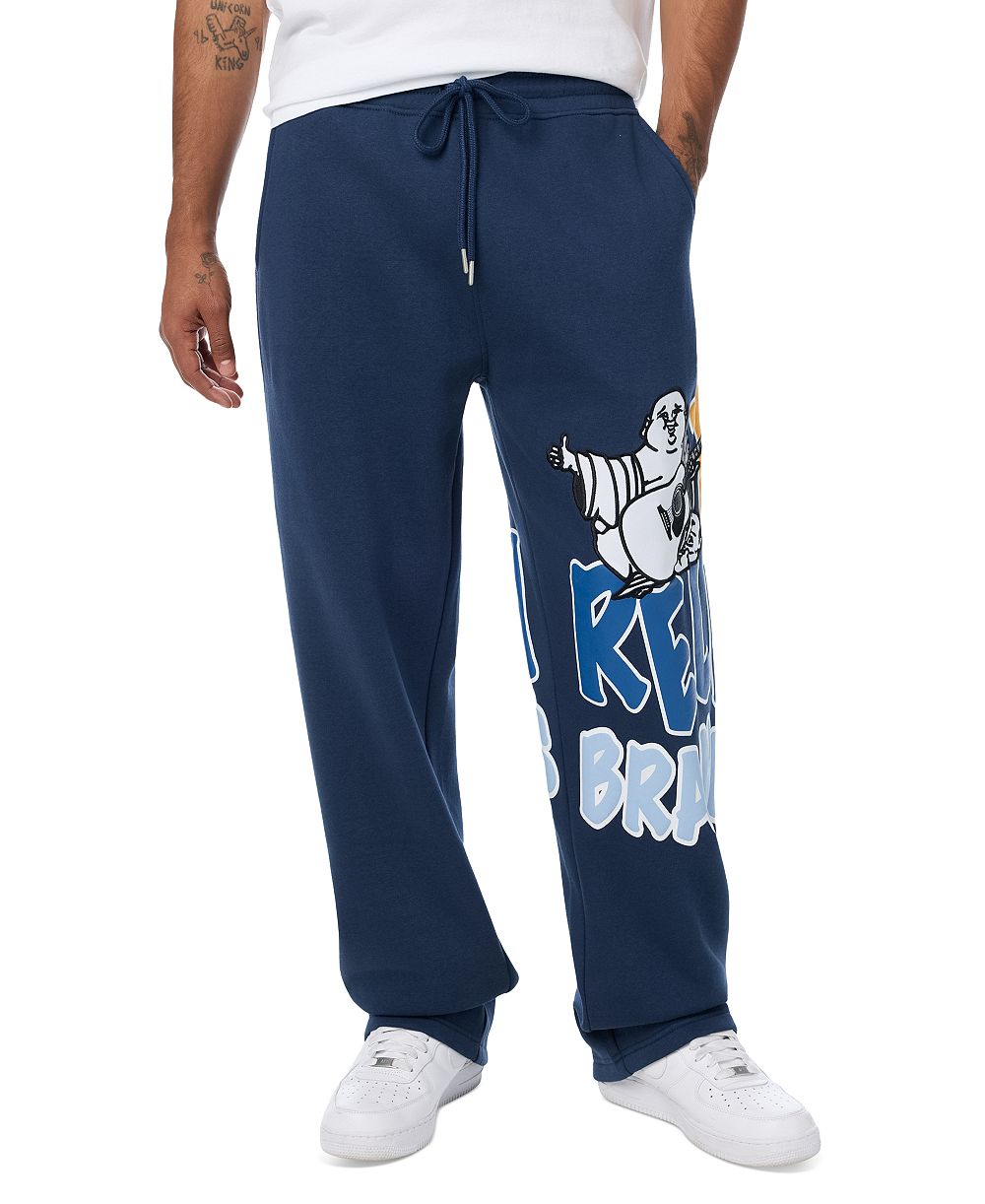 True Religion Men's Buddha Logo Sweatpants