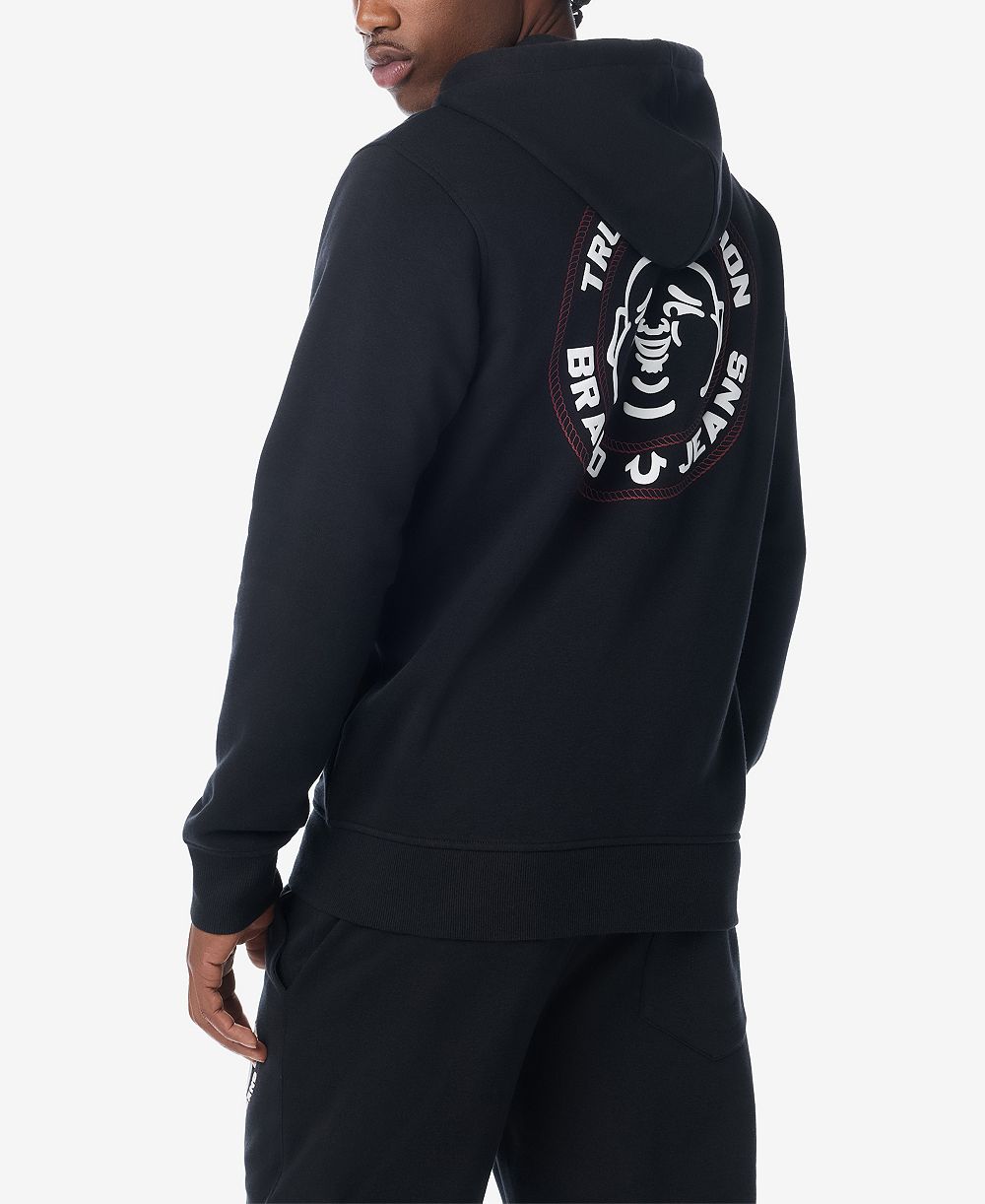 True Religion Мужское худи с молнией, пуффа-стиль