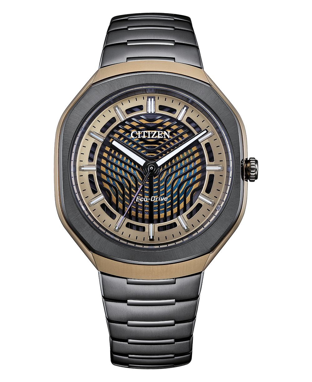 Мужские лимитированные часы Citizen Eco-Drive 50th Anniversary Photon Black Super Titanium Bracelet 39.6mm