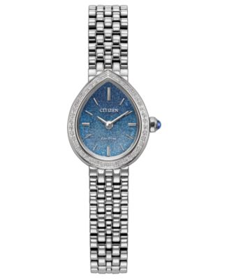 Женские наручные часы Citizen Limited Edition Mini Rainell со стальным браслетом серебристого цвета, 20 мм