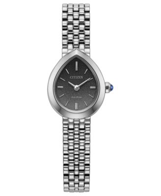 Женские наручные часы Citizen Mini Rainell со стальным браслетом серебристого цвета, 20 мм