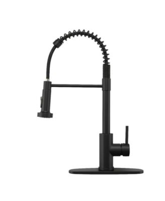 PHYING Кухонный смеситель Industrial Single Handle Single Hole Pull Down Sprayer из нержавеющей стали